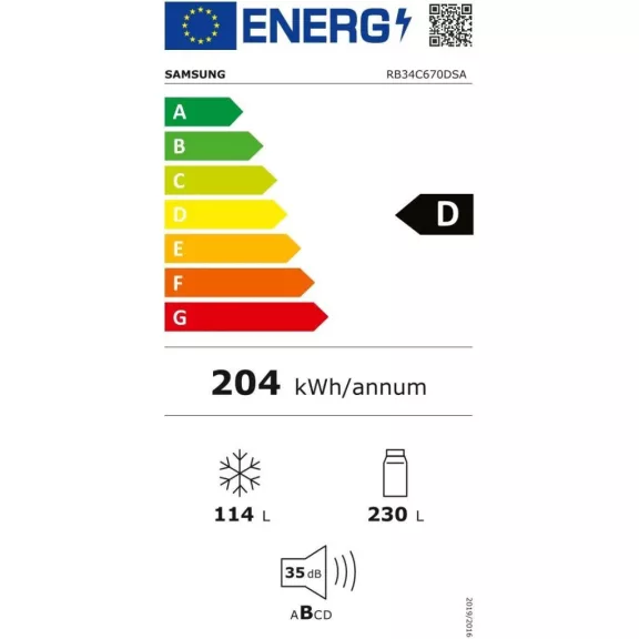 Samsung RB34C670DSA/EF Alulfagyasztós hűtőszekrény Samsung RB34C670DSA/EF Alulfagyasztós hűtőszekrény