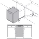 Samsung DW50DG450B00LE Beépíthető mosogatógép