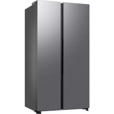 Samsung RS70F65QETEO Side-by-Side hűtőszekrény AI Energia üzemmóddal 659 L, matt metál