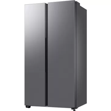 Samsung RS70F65QETEO Side-by-Side hűtőszekrény AI Energia üzemmóddal 659 L, matt metál