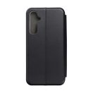 Forcell Elegance oldalra nyíló hátlap tok Samsung Galaxy S23 FE, fekete