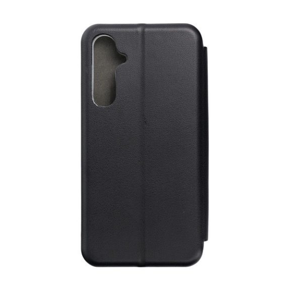 Forcell Elegance oldalra nyíló hátlap tok Samsung Galaxy S23 FE, fekete