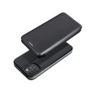 Forcell Elegance oldalra nyíló hátlap tok Samsung Galaxy S23 FE, fekete