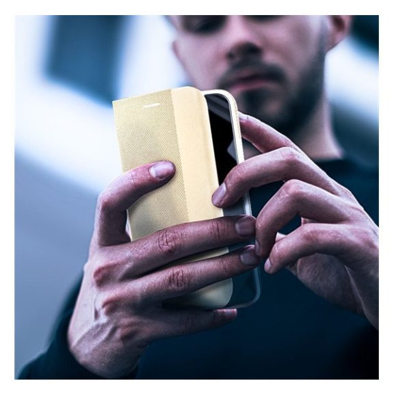 Forcell Sensitive Samsung Galaxy S23 FE mágneses tok , arany