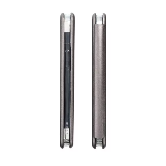 Forcell Elegance oldalra nyíló hátlap tok Samsung A25 5G szürke