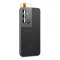 Spigen Glas.tR SLIM EZ Fit Optik Pro Samsung Galaxy S23 FE Tempered kameralencse-védő fólia felhelyező kerettel, fekete (2db)