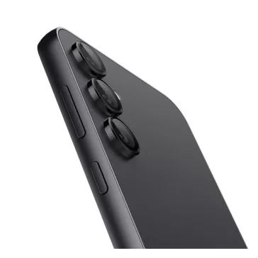   Spigen Glas.tR SLIM EZ Fit Optik Pro Samsung Galaxy S23 FE Tempered kameralencse-védő fólia felhelyező kerettel, fekete (2db)