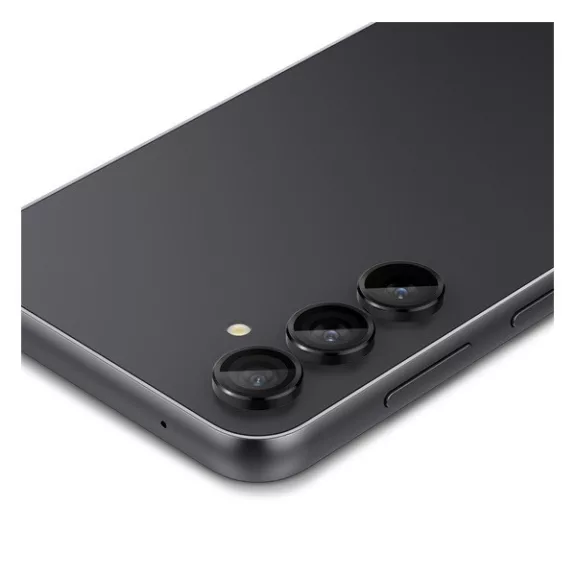Spigen Glas.tR SLIM EZ Fit Optik Pro Samsung Galaxy S23 FE Tempered kameralencse-védő fólia felhelyező kerettel, fekete (2db)
