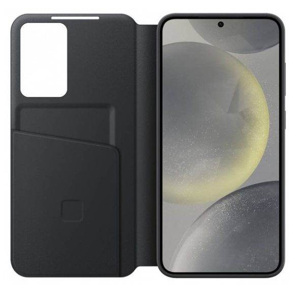 Samsung Galaxy S24+ Smart View gyári flip tok, fekete, EF-ZS926CBE