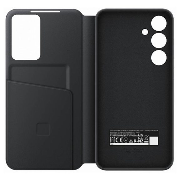 Samsung Galaxy S24+ Smart View gyári flip tok, fekete, EF-ZS926CBE