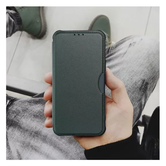 Razor book Samsung Galaxy A05s flip tok, zöld