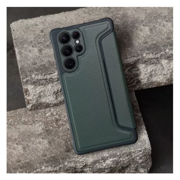 Razor book Samsung Galaxy A05s flip tok, zöld