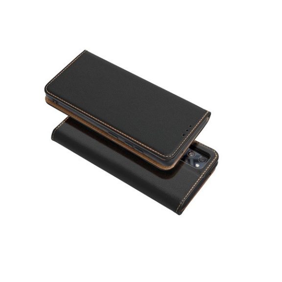 Smart Pro bőr flip tok Xiaomi Redmi Note 13 5G, fekete