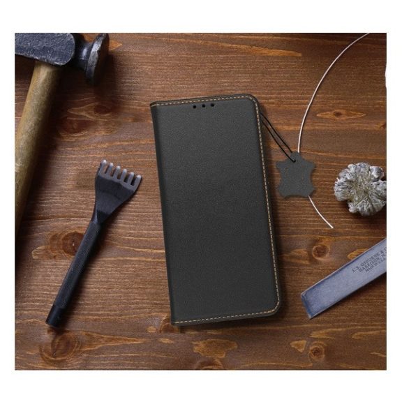 Smart Pro bőr flip tok Xiaomi Redmi Note 13 5G, fekete