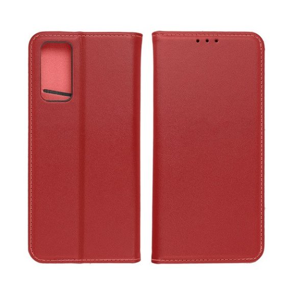 Smart Pro bőr flip tok Xiaomi Redmi Note 13 Pro 5G , bordó