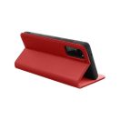 Smart Pro bőr flip tok Xiaomi Redmi Note 13 Pro 5G , bordó