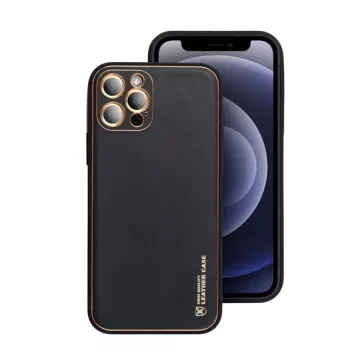   Forcell Leather műbőr hátlap tok Samsung Galaxy A25 5G, fekete