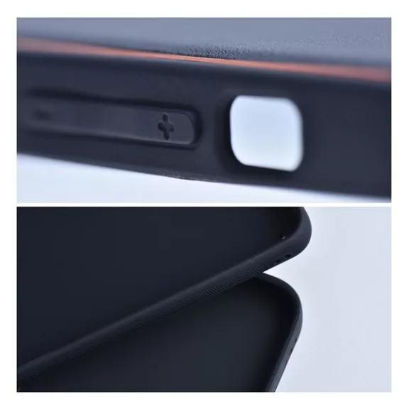 Forcell Leather műbőr hátlap tok Samsung Galaxy A25 5G, fekete