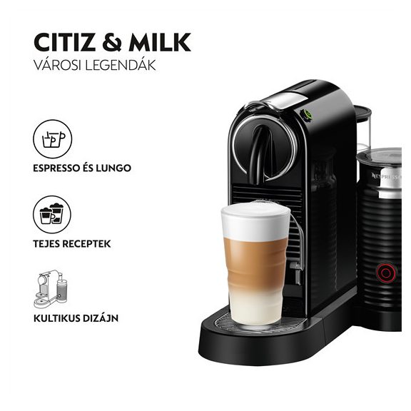 Delonghi EN267 BAE Citiz&Milk Nespresso kapszulás kávéfőző