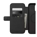 Nomad Modern Leather Folio iPhone 15 Pro Max flip tok, fekete