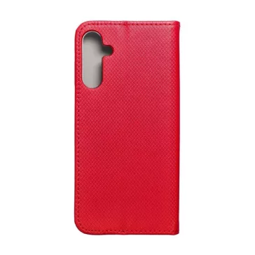   Magnet Samsung Galaxy A15 4G / A15 5G mágneses flip tok, piros
