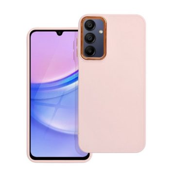   Frame Samsung Galaxy A15 5G közepesen ütésálló tok kameravédő kerettel, rózsaszín