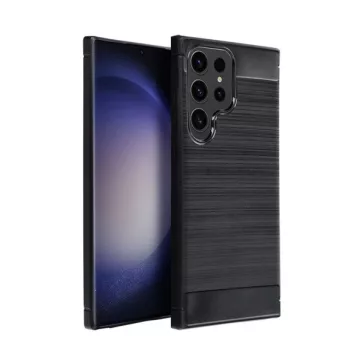 Forcell Carbon hátlap tok Samsung Galaxy A15 5G, fekete