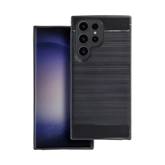 Forcell Carbon hátlap tok Samsung Galaxy A15 5G, fekete