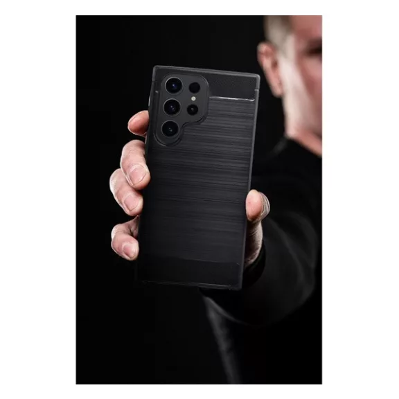 Forcell Carbon hátlap tok Samsung Galaxy A15 5G, fekete