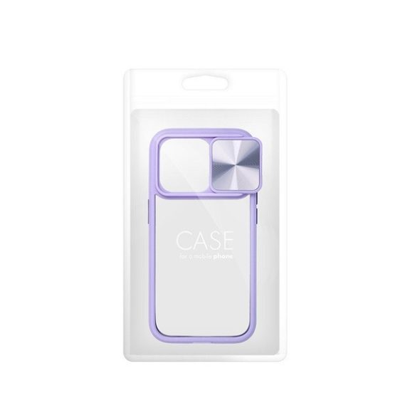 Slider Samsung Galaxy A15 5G kameravédős szilikon tok, fekete