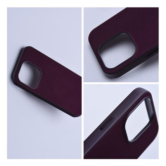 Woven iPhone 14 Plus MagSafe szövet tok, bordó