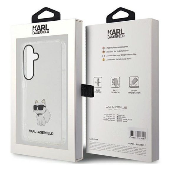 Karl Lagerfeld IML Choupette Samsung Galaxy S24 tok, átlátszó