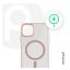 Phoner Apple iPhone 15  Pro Hybrid Mag MagSafe kemény hátlap tok, rózsaszín