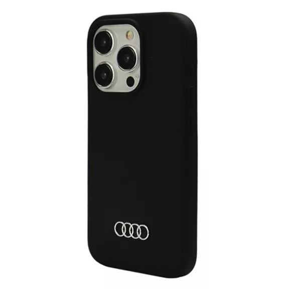 Audi Apple iPhone 15 Pro Max szilikon tok, fekete