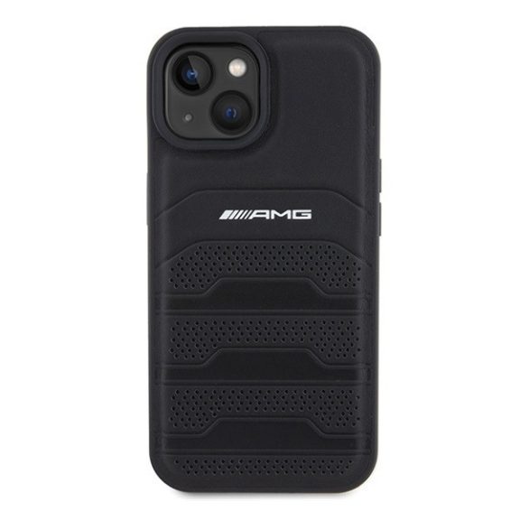 AMG Debossed Lines Apple iPhone 14 Plus /  15 Plus tok, fekete