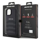 AMG Debossed Lines Apple iPhone 14 Plus /  15 Plus tok, fekete