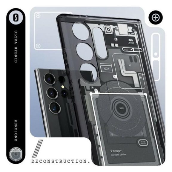 Spigen Ultra Hybrid Samsung Galaxy S24 Ultra tok, Zero One tok,