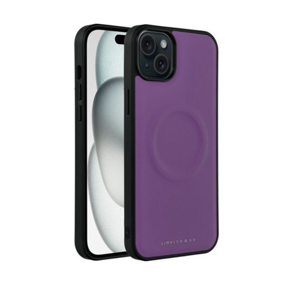 Roar Morning Magsafe Apple iPhone  14 Plus eco bőr tok, lila