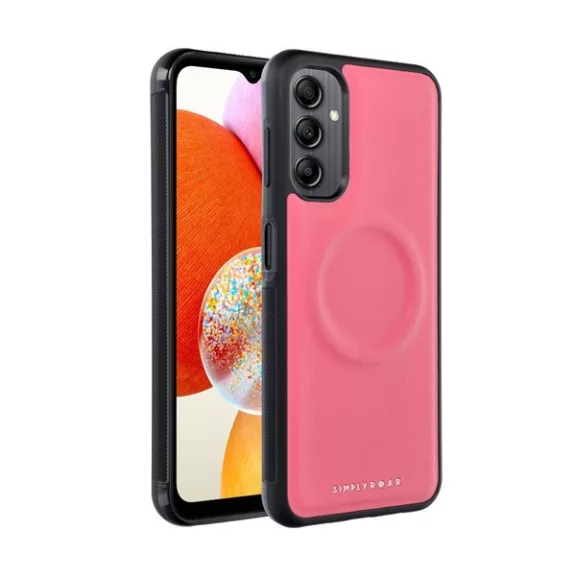 Roar Morning Magsafe Samsung Galaxy A14  eco bőr tok, rózsaszín