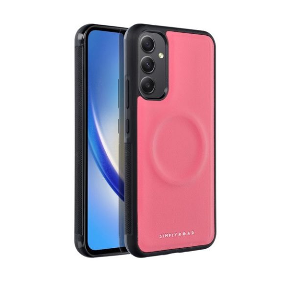 Roar Morning Magsafe Samsung Galaxy A34  eco bőr tok, rózsaszín