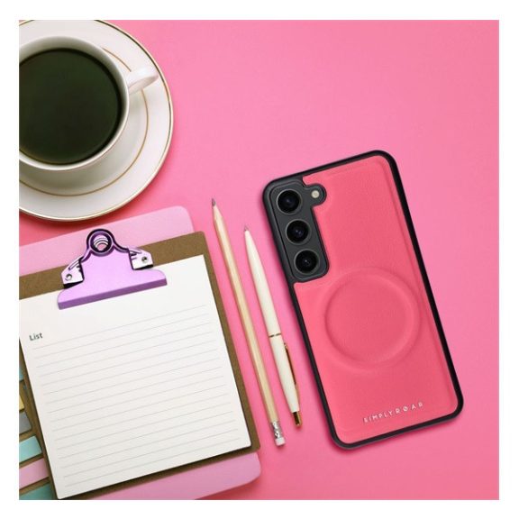 Roar Morning Magsafe Samsung Galaxy A34  eco bőr tok, rózsaszín