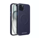 Roar Leather Magsafe iPhone 15 Plus eco bőr tok, kék