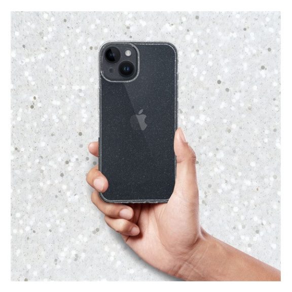 Clear 2mm Xiaomi Redmi 12C csillámos tok, átlátszó