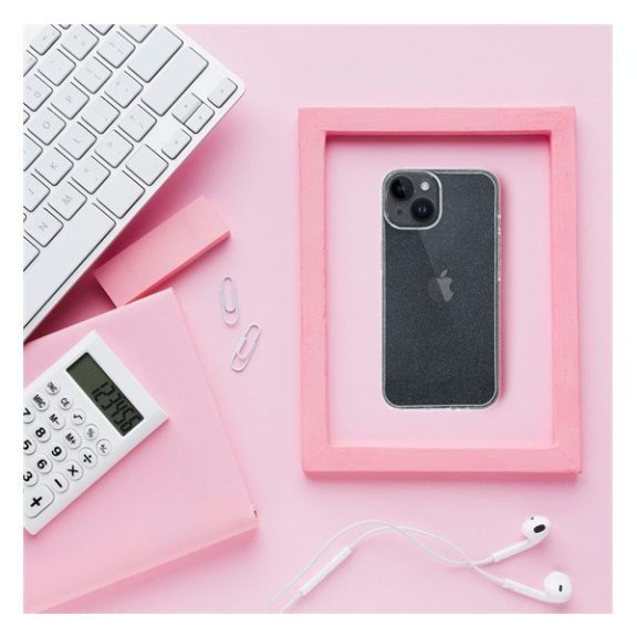 Clear 2mm Xiaomi Redmi Note 12S csillámos tok, átlátszó