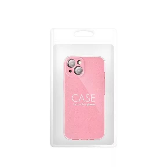 Clear 2mm Xiaomi Redmi Note 12S csillámos tok, rózsaszín