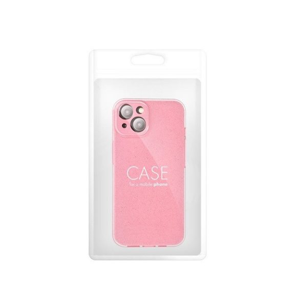 Clear 2mm Xiaomi Redmi 12 4G csillámos tok, rózsaszín