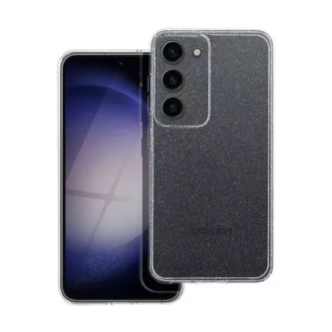 Clear 2mm Samsung Galaxy A05S csillámos tok, átlátszó