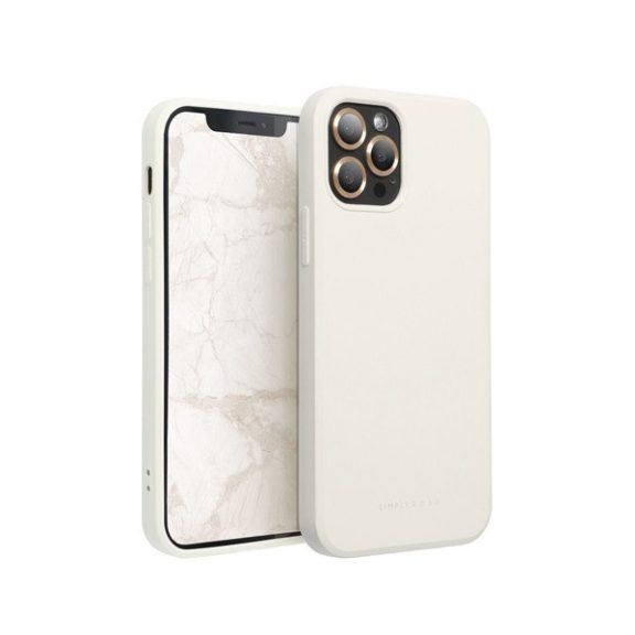 Roar Space iPhone 13 szilikon tok, törtfehér