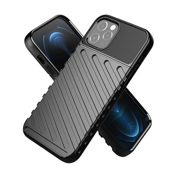 Forcell Thunder Samsung Galaxy A34 5G tok, fekete