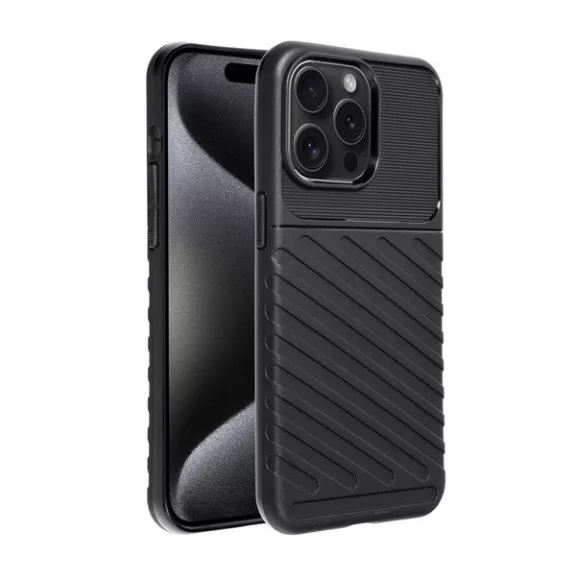 Forcell Thunder Apple iPhone 15 Pro MAX tok, fekete